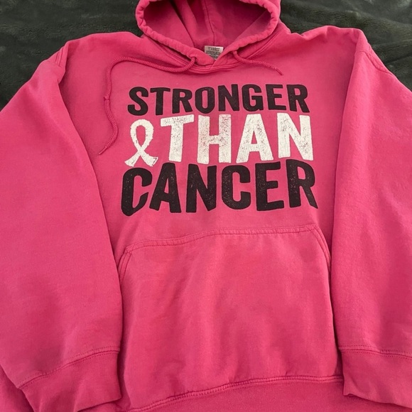 #360 STRONGER THAN CANCER HOODIE! WEAR THIS LIKE A BADGE OF HONOR! - Picture 5 of 7